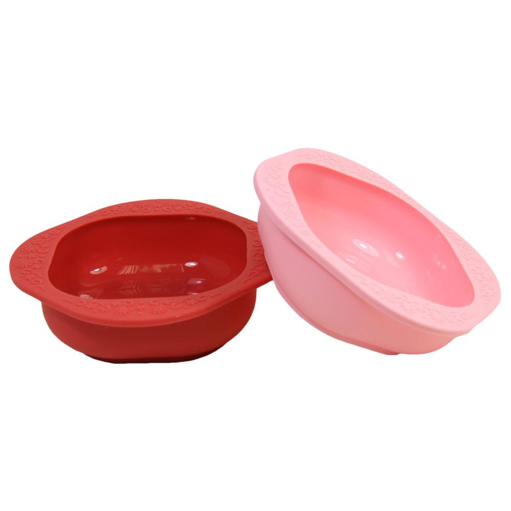 Marcus & Marcus Silicone Bowl - Red/Pink