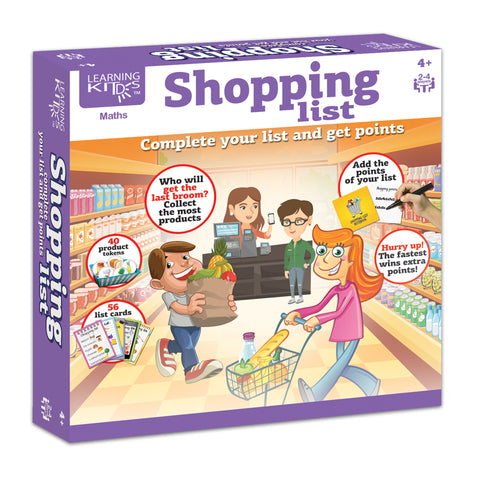 Learning Kitds Shopping List Game
